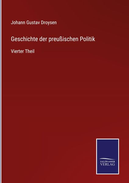 Produktbild: Geschichte der preu&szlig;ischen Politik