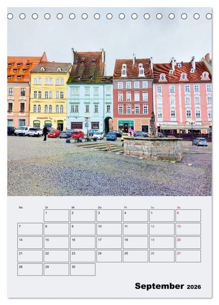 Produktbild: Tschechiens Highlights (Tischkalender 2026 DIN A5 hoch), CALVENDO Monatskalender