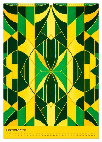 Produktbild: Art Deco Luxury &ndash; Golden Twenties (Wandkalender 2027 DIN A2 hoch), CALVENDO Monatskalender