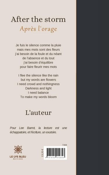 Produktbild: Lee Barrot: After the stormApr&egrave;s l'orage