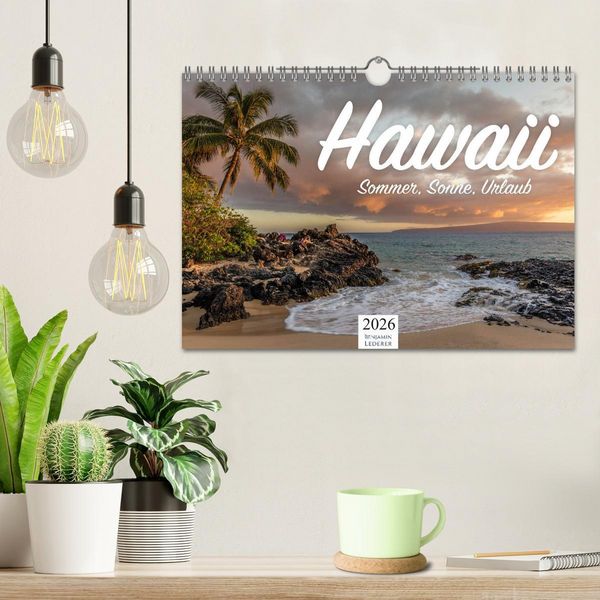 Produktbild: Hawaii - Sommer, Sonne, Urlaub (Wandkalender 2026 DIN A4 quer), CALVENDO Monatskalender