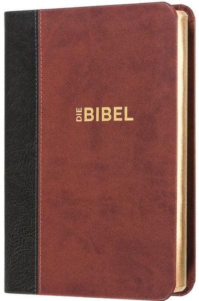 Produktbild: Schlachter 2000 Bibel - Taschenausgabe (Softcover, grau/braun, Goldschnitt)