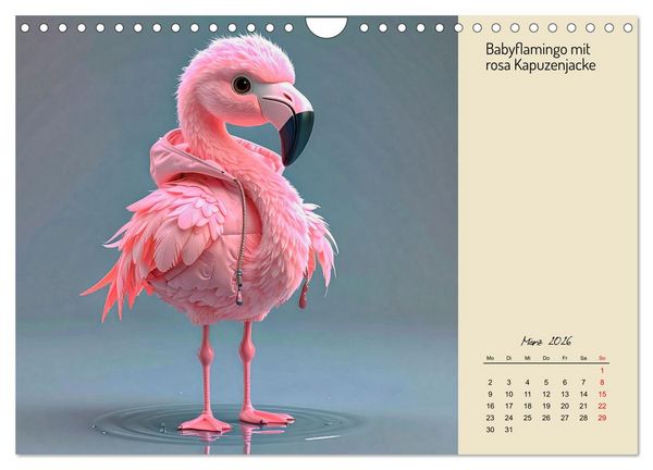Produktbild: Vogelwelt, lustig, bunt und verspielt (Wandkalender 2026 DIN A4 quer), CALVENDO Monatskalender