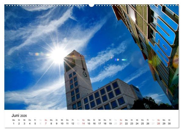 Produktbild: stadtansichten stuttgart (hochwertiger Premium Wandkalender 2026 DIN A2 quer), Kunstdruck in Hochglanz