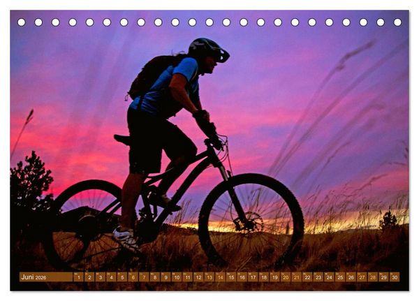 Produktbild: Mountainbike: &Uuml;ber Stock und Stein (Tischkalender 2026 DIN A5 quer), CALVENDO Monatskalender