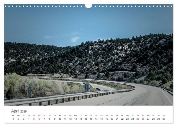 Produktbild: USA Roads (Wandkalender 2026 DIN A3 quer), CALVENDO Monatskalender