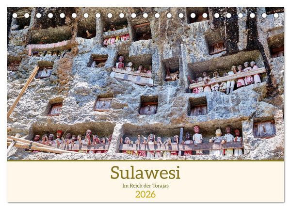 Produktbild: Sulawesi Im Reich der Torajas (Tischkalender 2026 DIN A5 quer), CALVENDO Monatskalender