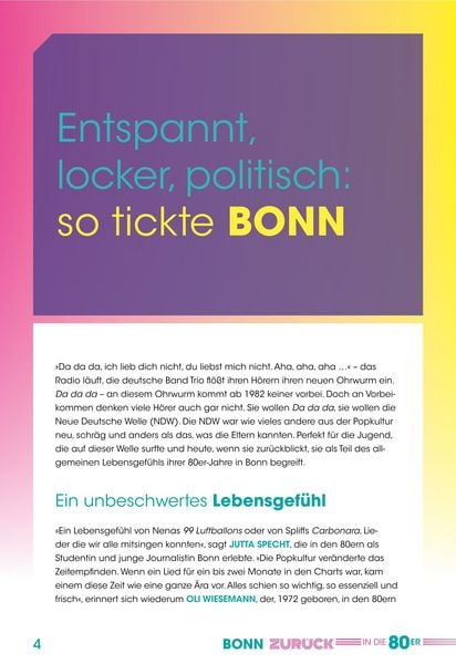 Produktbild: Bonn - Zur&uuml;ck in die 80er