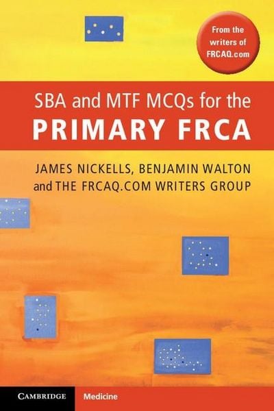 Produktbild: SBA and MTF MCQs for the Primary FRCA