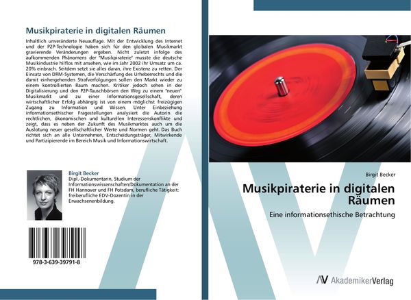 Produktbild: Musikpiraterie in digitalen R&auml;umen