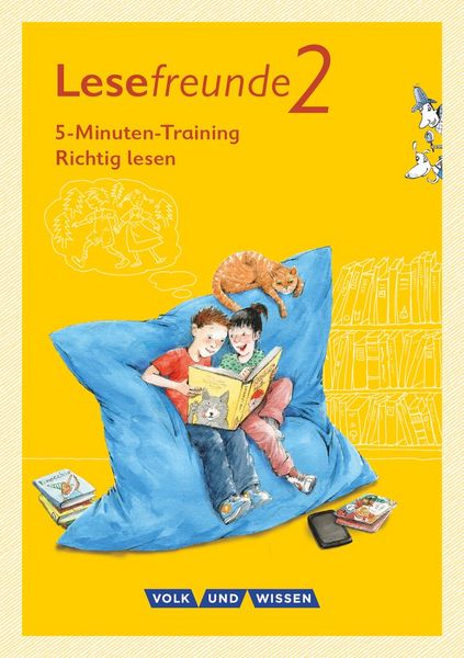 Produktbild: Lesefreunde 2. Schuljahr. 5-Minuten-Training "Richtig lesen". Arbeitsheft. &Ouml;stliche Bundesl&auml;nder und Berlin