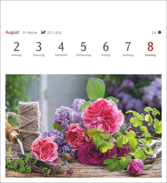 Produktbild: Blumenpracht Postkartenkalender 2027 - Wochenkalender mit 53 Postkarten