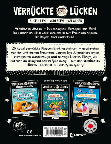 Produktbild: Verr&uuml;ckte L&uuml;cken - Total verr&uuml;ckte Klassenfahrtgeschichten