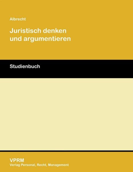 Produktbild: Juristisch denken und argumentieren