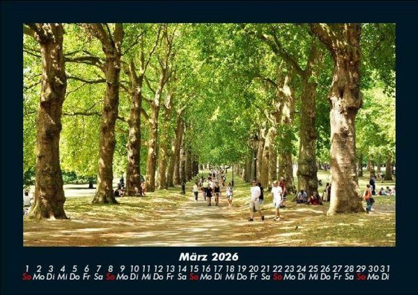Produktbild: London 2026 Fotokalender DIN A5