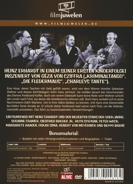 Produktbild: Heinz Erhardt - Die gestohlene Hose - filmjuwelen