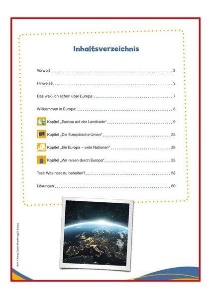 Produktbild: Projektmappe Europa