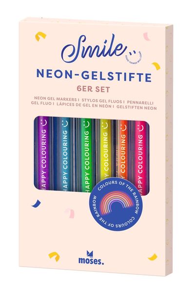 Produktbild: Smile Neon-Gelstifte 6er Set