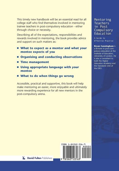 Produktbild: Mentoring Teachers in Post-Compulsory Education
