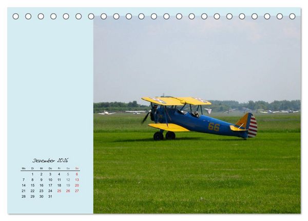 Produktbild: Sportliche Kunstflieger (Tischkalender 2026 DIN A5 quer), CALVENDO Monatskalender