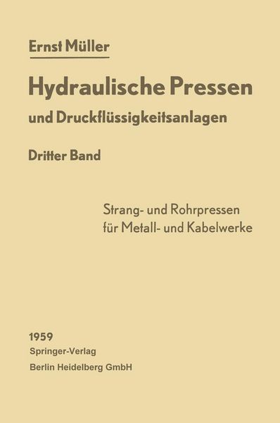 Produktbild: Hydraulische Pressen und Druckfl&uuml;ssigkeitsanlagen