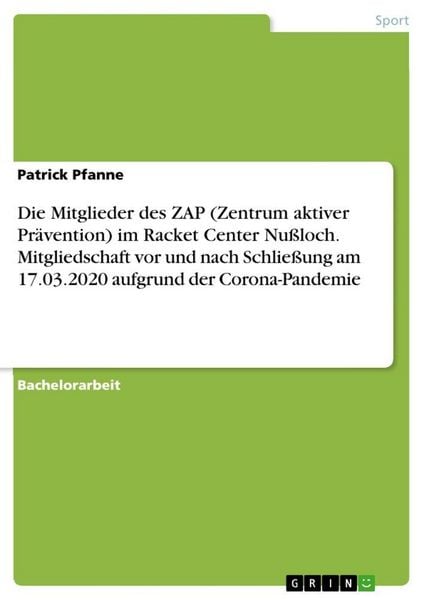 Produktbild: Die Mitglieder des ZAP (Zentrum aktiver Pr&auml;vention) im Racket Center Nu&szlig;loch. Mitgliedschaft vor und nach Schlie&szlig;ung am 17.03.2020 aufgrund der Corona