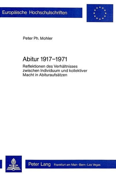 Produktbild: Abitur 1917 - 1971