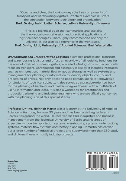 Produktbild: Warehousing and Transportation Logistics