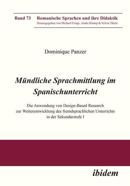 Produktbild: M&uuml;ndliche Sprachmittlung im Spanischunterricht