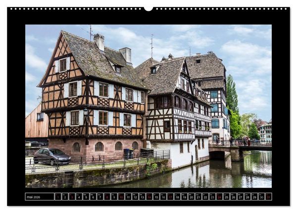 Produktbild: Strasbourg La Petite France (Calendrier mural 2026 DIN A2 vertical) calendrier de bureau