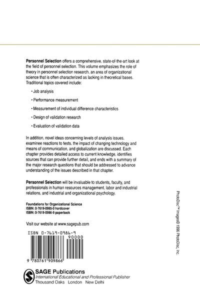 Produktbild: Personnel Selection