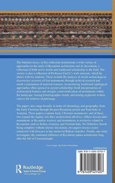 Produktbild: Approaches to Byzantine Architecture and its Decoration
