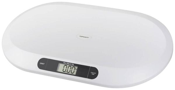 Produktbild: Topcom WG-2490 Babywaage WG-2490 digital W&auml;gebereich (max.)=20kg Wei&szlig;