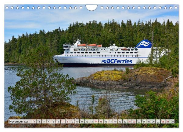 Produktbild: Faszination Vancouver Island (Wandkalender 2026 DIN A4 quer), CALVENDO Monatskalender
