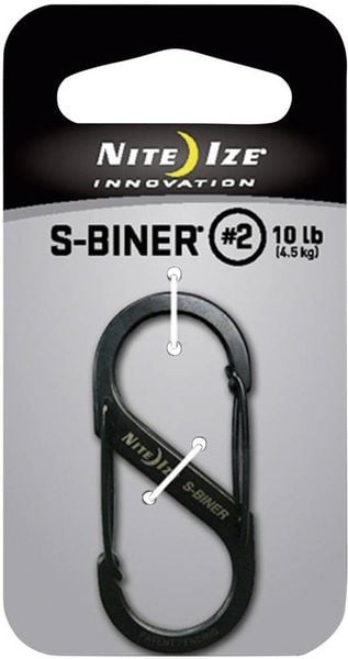 NITE Ize NI-SB2-03-01 Karabiner S-Biner Gr. 2 50mm x 22mm 1St.