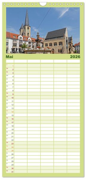 Produktbild: Familienplaner 2026 - Der Harz und sein Vorland mit 5 Spalten (Wandkalender, 21 x 45 cm) CALVENDO