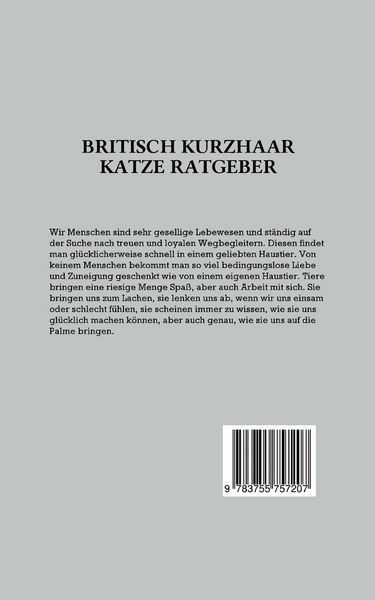 Produktbild: Britisch Kurzhaar Katze Ratgeber