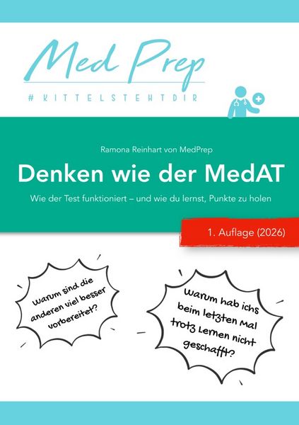 Produktbild: MedAT Lernskripte / Denken wie der MedAT - Wie der Test funktioniert &ndash; und wie du lernst, Punkte zu holen