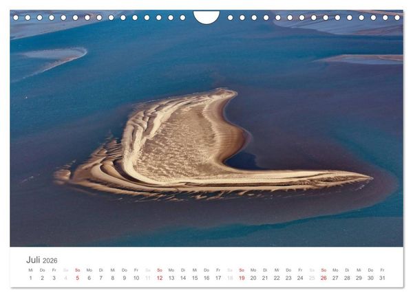 Produktbild: Nordfriesische Inseln im Auge des Fotografen (Wandkalender 2026 DIN A4 quer), CALVENDO Monatskalender