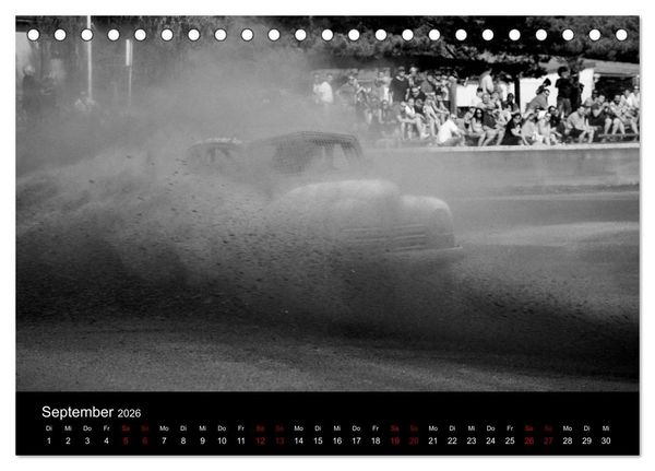 Produktbild: Dirt Track Races (Tischkalender 2026 DIN A5 quer), CALVENDO Monatskalender