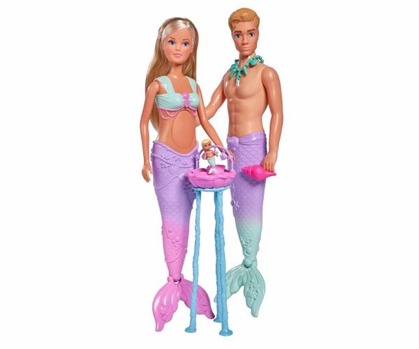 Produktbild: Simba 105733524 - Steffi Love, Mermaid Family, Ankleidepuppen mit Zubeh&ouml;r