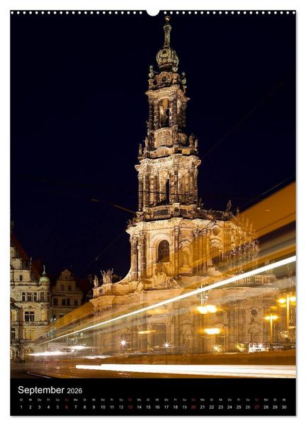Produktbild: Die wundersch&ouml;ne Stadt Dresden (Wandkalender 2026 DIN A2 hoch), CALVENDO Monatskalender
