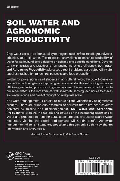Produktbild: Soil Water and Agronomic Productivity