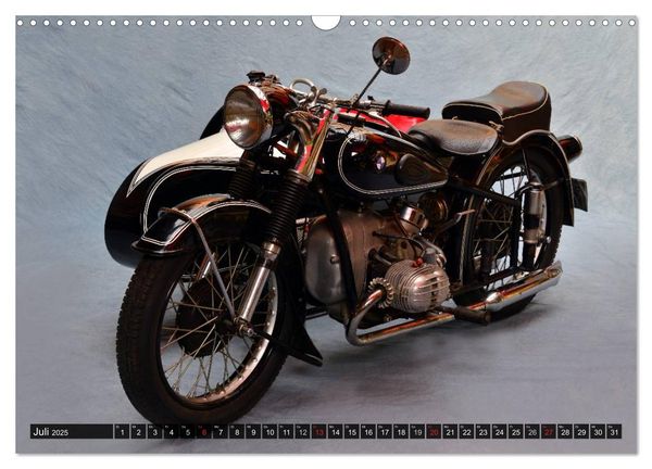 Produktbild: BMW R 51/3 Gespann (Wandkalender 2025 DIN A3 quer), CALVENDO Monatskalender