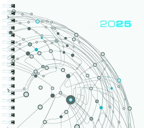 Wochenbuch Assessor 2025 - Bürokalender 15,8x14,7 cm - 1 Woche auf 2 Seiten - mit Ringbindung - Buchkalender - Notizbuch