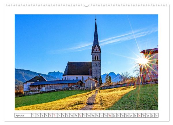 Produktbild: Herzliche Gr&uuml;&szlig;e aus Gosau (Wandkalender 2026 DIN A2 quer), CALVENDO Monatskalender