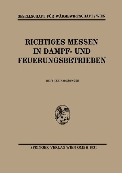Produktbild: Richtiges Messen in Dampf- und Feuerungsbetrieben