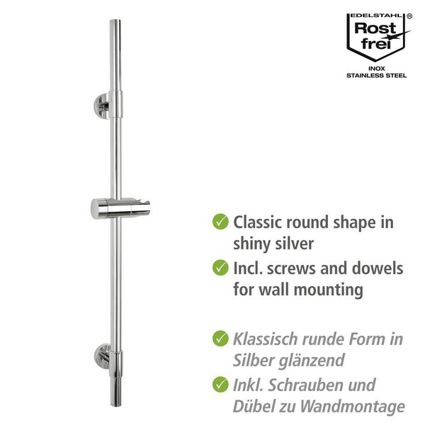 Produktbild: Duschstange Mod. Basic Chrom, 66 cm