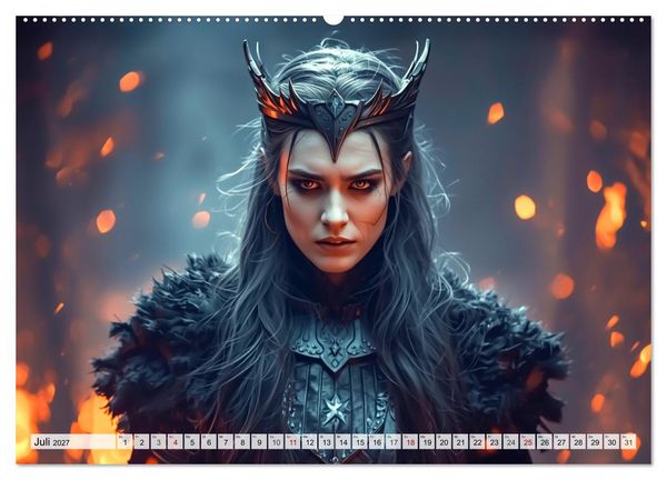 Produktbild: Germanische Mythen &ndash; Die Nibelungensage (hochwertiger Premium Wandkalender 2027 DIN A2 quer), Kunstdruck in Hochglanz