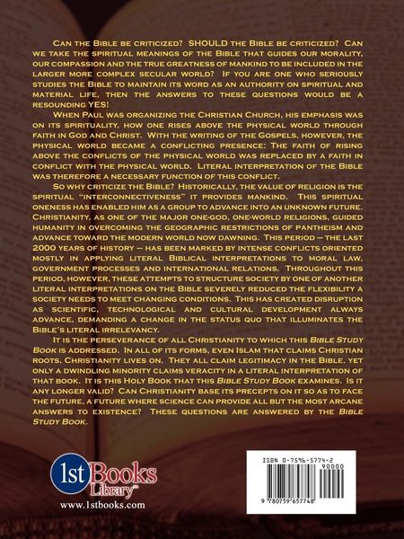 Produktbild: Bible Study Book